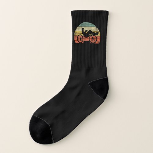 Fueled By Coffee And Recumbents Bikes Funny Recumb Socks