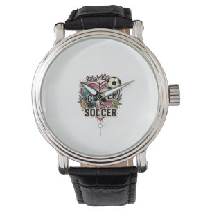 Fueled By Coffee And Soccer Vintage Shirt Design_1 Watch