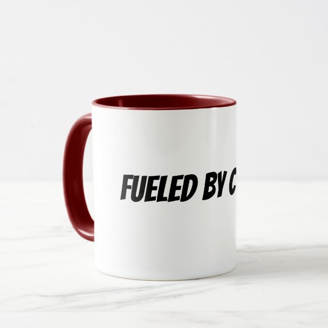 fueled by coffee mug (Front Left)