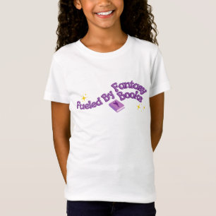 Fueled By Fantasy Books Girl's T-Shirt