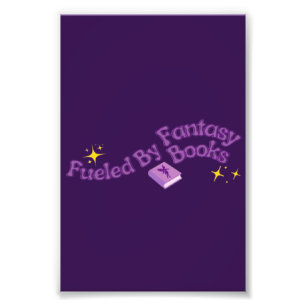 Fueled By Fantasy Books Photo Print