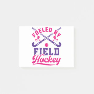 Fueled by Field Hockey Cute Player Team Post-it Notes