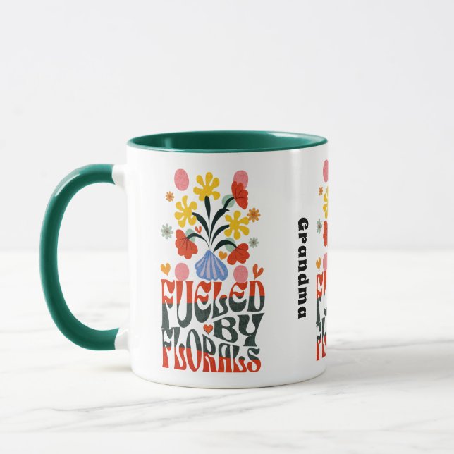 Fueled By Florals Mug (Left)