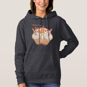 fueled by iced coffee. iced coffee lovers gift hoodie