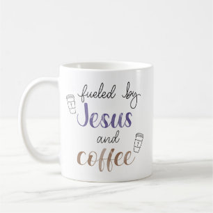Fueled by Jesus and coffee Coffee Mug