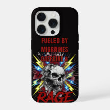 Fueled by Migraines Pure Liquid Rage Skull