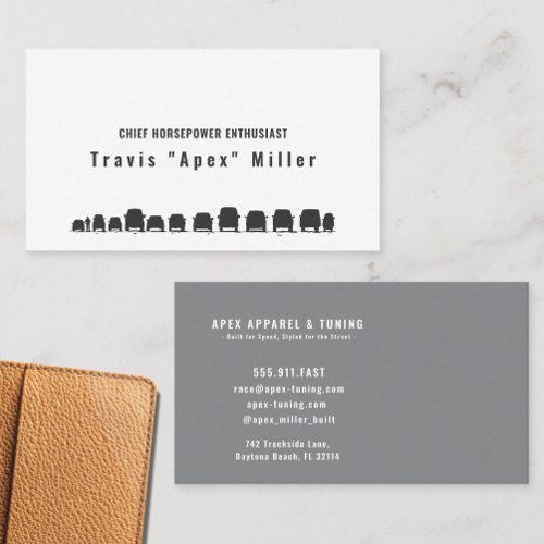 Fueled by Passion, Driven by Style: Premium Custom Business Card