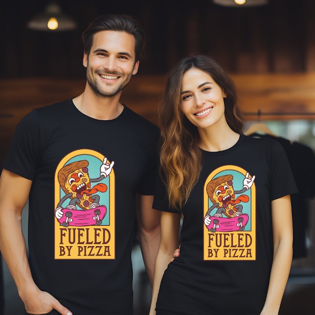 Fueled By Pizza T-Shirt (Creator Uploaded)
