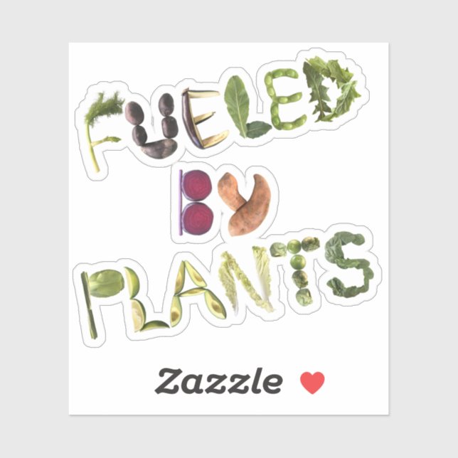 Fueled By Plants - Vegan Pride  Sticker (Sheet)