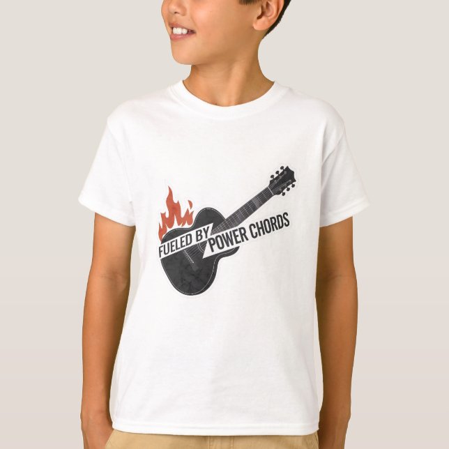 Fueled by Power Chords T-Shirt (Front)