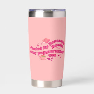 Fueled By Romance Books & Peppermint Tea Insulated Tumbler