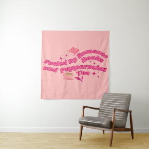 Fueled By Romance Books & Peppermint Tea Tapestry