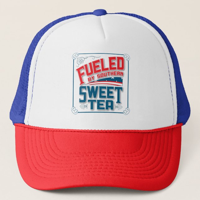 Fueled by Southern Sweet Tea Trucker Hat (Front)