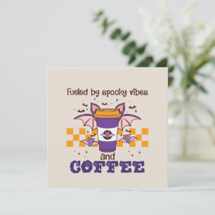 Fueled By Spooky Vibes and Coffee – Halloween Bat