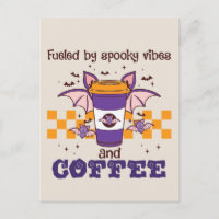 Fueled By Spooky Vibes and Coffee – Halloween Bat