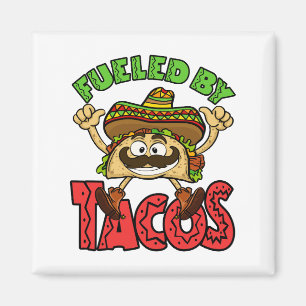 Fueled by Tacos Taco Lover Magnet