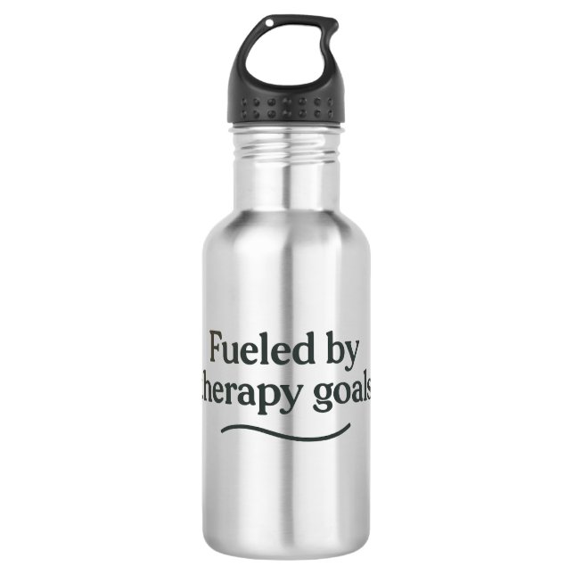 Fueled by Therapy Goals | Inclusion Stainless Steel Water Bottle (Front)