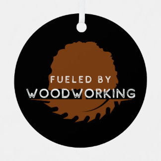 Fueled by Woodworking Carpenter Ornament