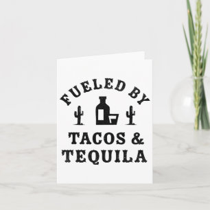 Fueled Funny Cinco De Mayo Party Card