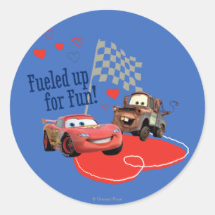 Fueled up for Fun! Classic Round Sticker