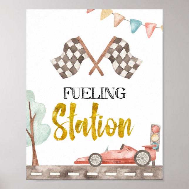 Fueling Station Racing Sign (Front)