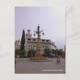 Fuente de la Farola, Sevilla Postcard