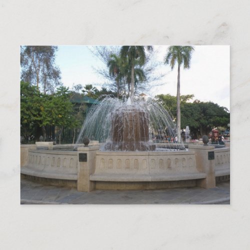Fuente Plaza de Caguas Postcard