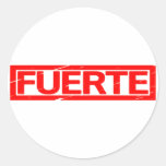 Fuerte Stamp Classic Round Sticker
