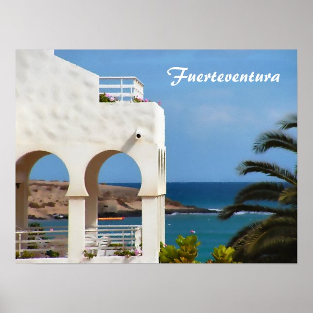 Fuerteventura Card Poster (Front)