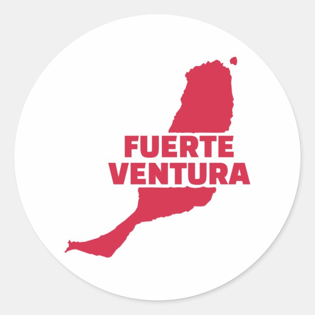 Fuerteventura Classic Round Sticker (Front)