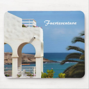Fuerteventura Coastal Travel Art Mouse Pad