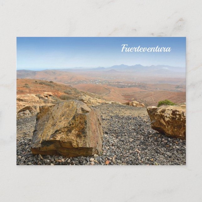 Fuerteventura mountains postcard (Front)