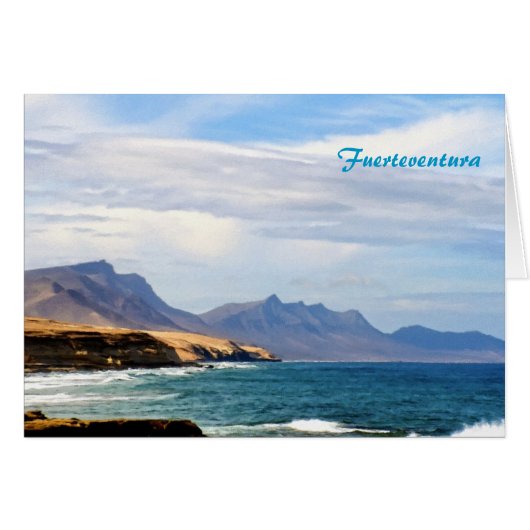 Fuerteventura, painting effect (Front Horizontal)