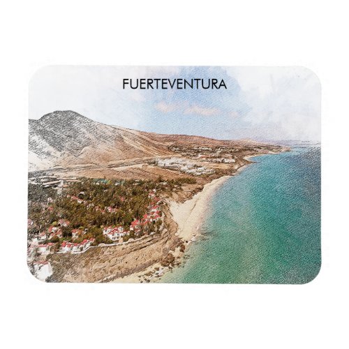 Fuerteventura Spain Canary Islands Vintage Travel Magnet