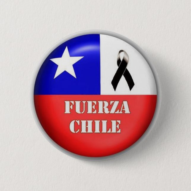 Fuerza Chile - 2010 Pinback Button (Front)
