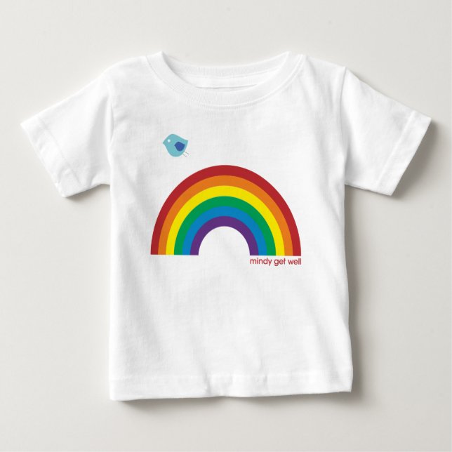 FUG Kids Rainbow Bird Baby T-Shirt (Front)
