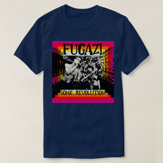 FUGAZI Retro Style T-Shirt (Design Front)