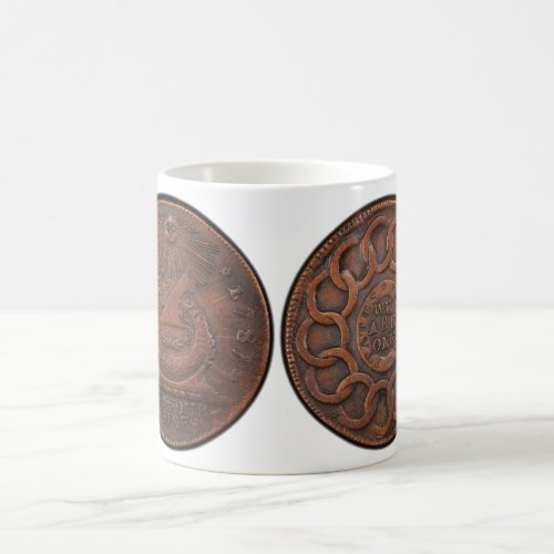 Fugio Cent Mind Your Business Front and Back Coffee Mug