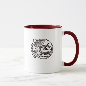 "fugio: Mind Your Business" Benjamin Franklin Mug by RalphThayer at Zazzle
