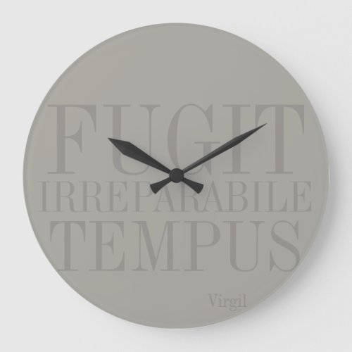 Fugit Irreparabile Tempus clock