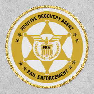 FUGITIVE RECOVERY AGENT AND BAIL ENFORCEMENT  PATCH