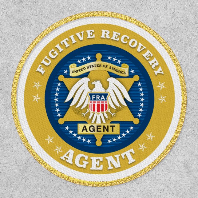 FUGITIVE RECOVERY AGENT BADGE  (Front)