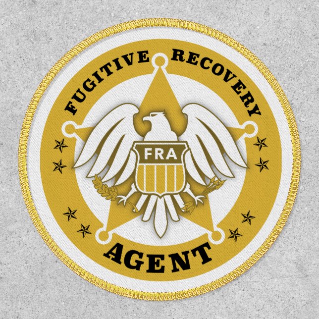 FUGITIVE RECOVERY AGENT BADGE  (Front)