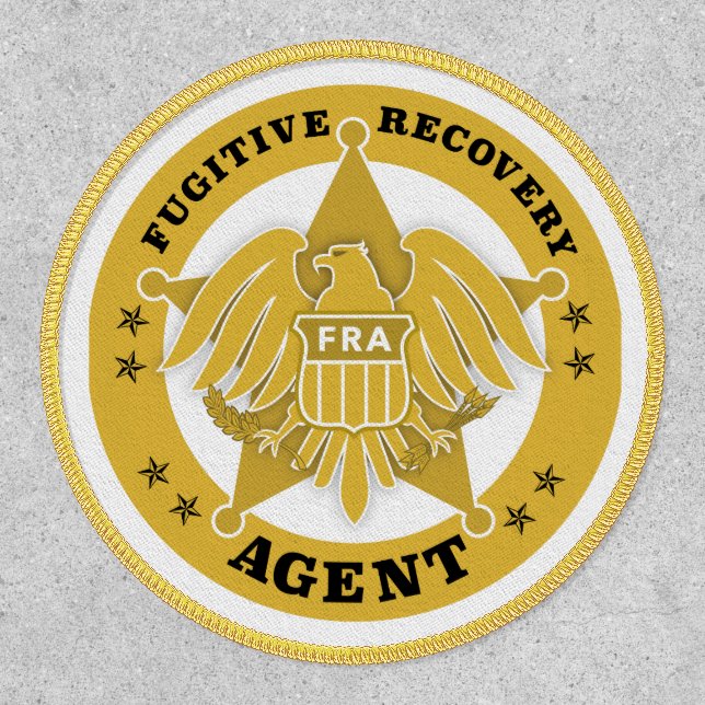 FUGITIVE RECOVERY AGENT BADGE  (Front)