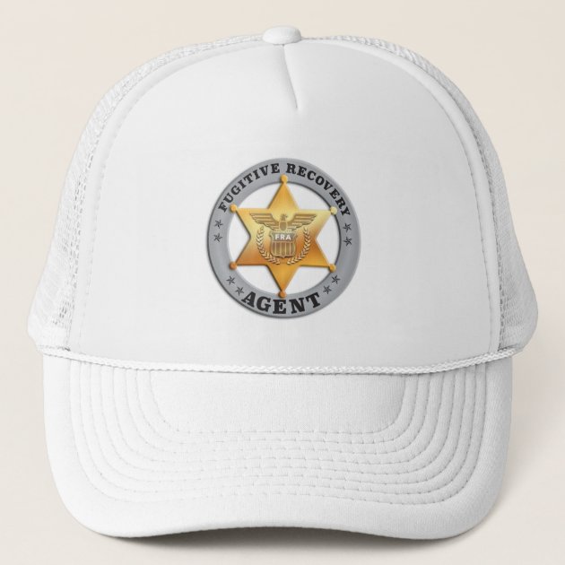 FUGITIVE RECOVERY AGENT BADGE Hat | Zazzle