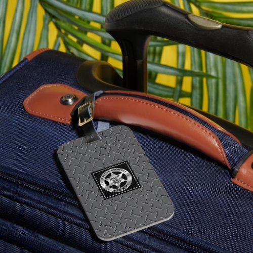 FUGITIVE RECOVERY AGENT BADGE  LUGGAGE TAG