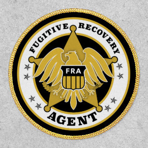 FUGITIVE RECOVERY AGENT BADGE PATCH