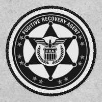 FUGITIVE RECOVERY AGENT BADGE PATCH