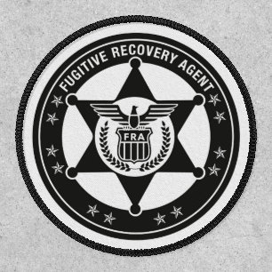 FUGITIVE RECOVERY AGENT BADGE PATCH