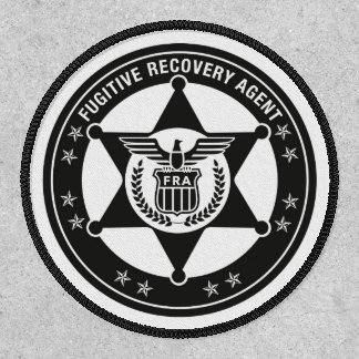 FUGITIVE RECOVERY AGENT BADGE PATCH